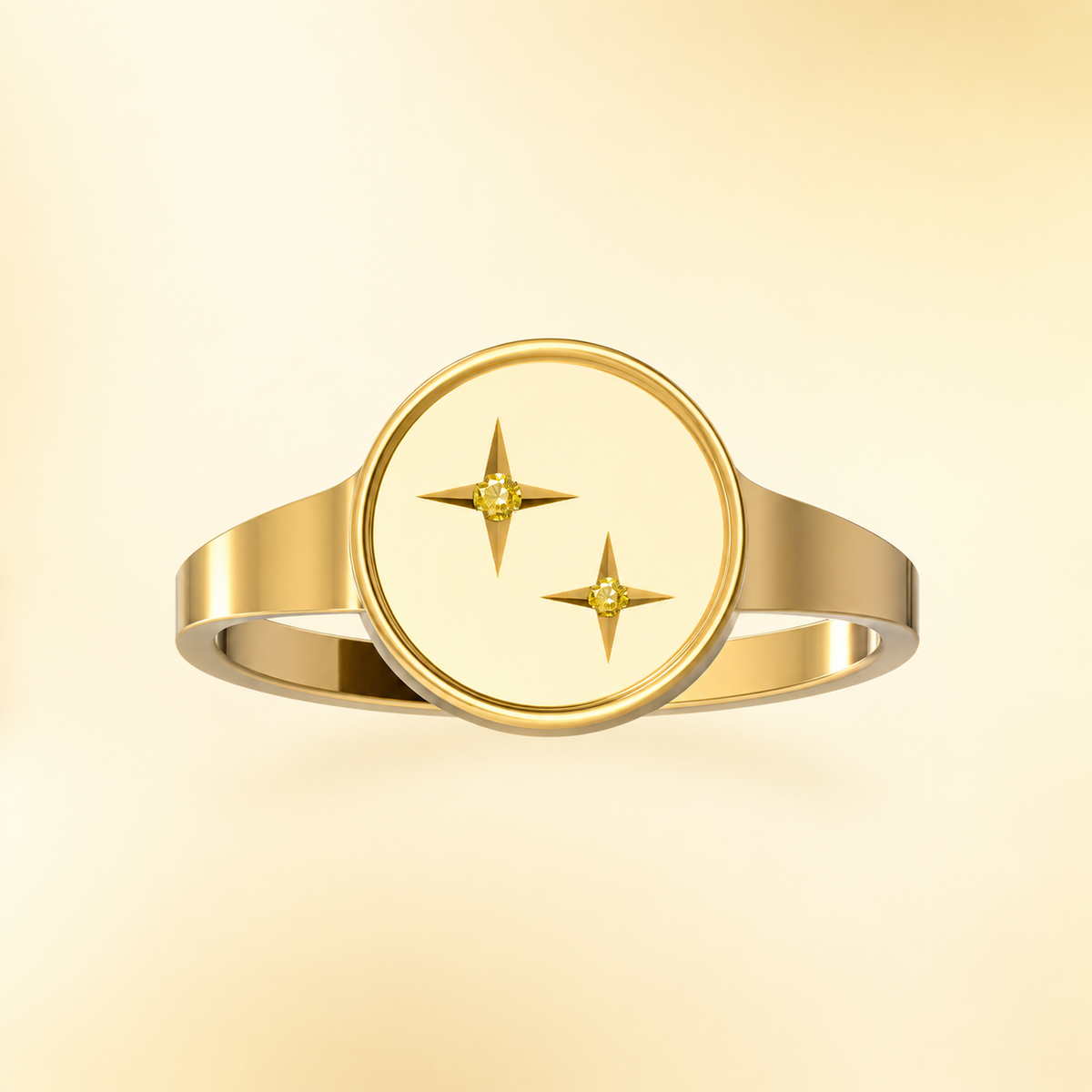 LoveEvol Vega Signet Ring