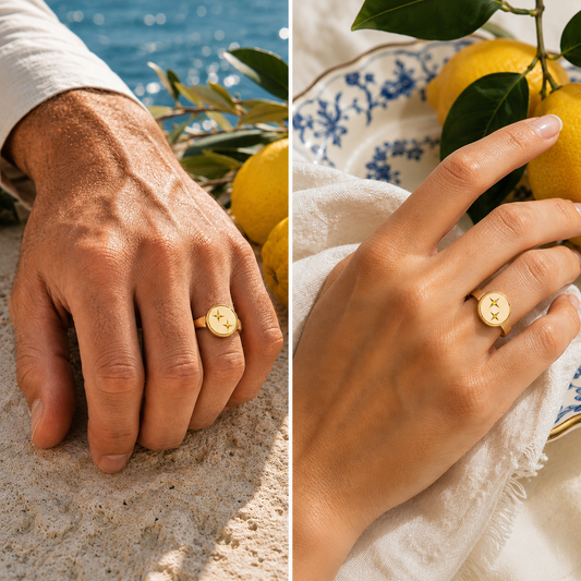 LoveEvol Vega Signet Ring