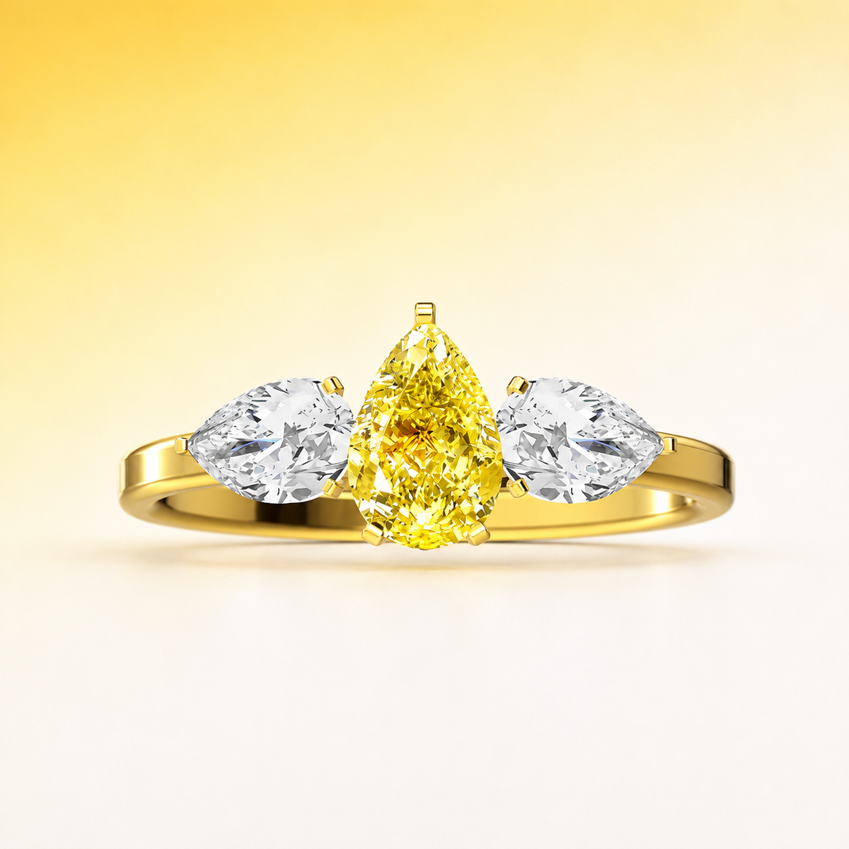 LoveEvol Triptych Ring Pear