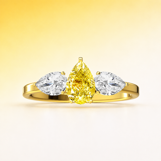 LoveEvol Triptych Ring Pear